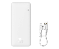 Baseus Airpow PowerBank 10000mAh 20W White - 1348185 - zdjęcie 1
